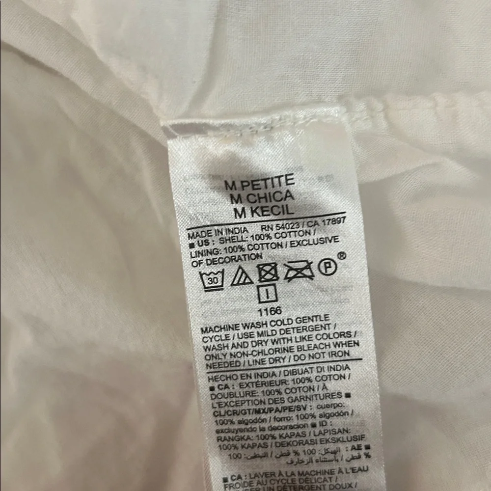 Old Navy White Smocked mini dress - Picture 8 of 8
